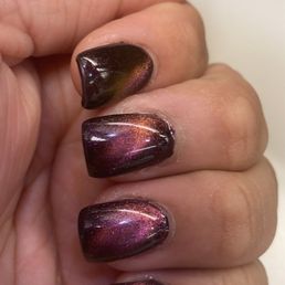Cat Eye Nails! It's actually my second time back and forgot to review from my first visit. But as with the first great job! I love them!