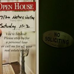 Ticor Title of Nevada - No Soliciting!! Stop hanging these on my door and everyone else's who have this request!