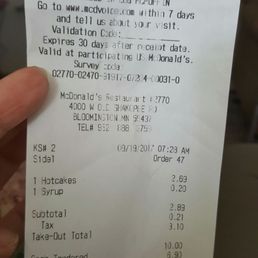 a receipt for a $ 1, 000
