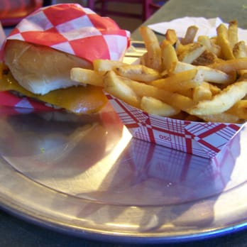Burger Me - a kids meal, plain cheeseburger with fries - Burgers Near Me - Truckee, California