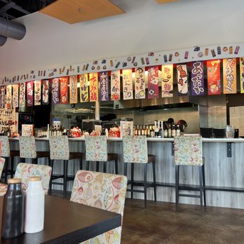 Sushi Ninja - Sushi bar top. - Japanese Near Me - Vancouver, Washington