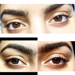 The Real Lash Lift - 4 weeks after lash lift no tint here but still lifted The Keratin Lash Lift Product really works