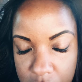 Dream Lash Studio - I like mine short and natural. This is a 9-10 mix. Jenny can make any length look fabulous. - Eyelash Service Near Me - Houston, Texas