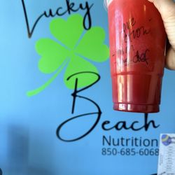 Lucky Beach Nutrition - My drink inside