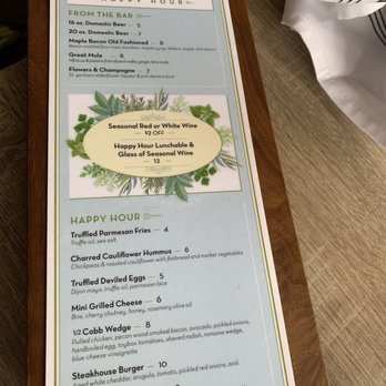 Great Maple - HH menu happy hour - New American Near Me - Newport Beach, California