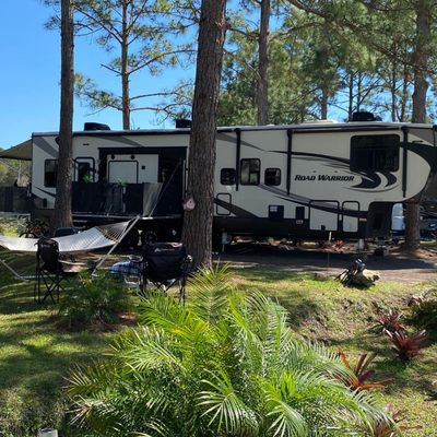 Location is Everything With so Much To Do! - Here at the Royal Palms RV Resort there are so many ways to relax and have fun. Whether it's enjoying the sun, spending a night under the stars in a tent, or even from an RV.   Or you could even set up a hammock and read a book, fish in our catch & release pond. Royal Palms is located between Historical St. Augustine and the famous Daytona Beach. Flagler Beach is just 12 miles to the east.  Walt Disney World is only 90 miles southwest