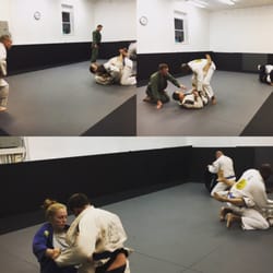 North South Jiu Jitsu - Black belt Adam Peterson giving instruction during class, followed by sparring.