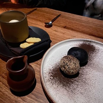 Comedor - Tamal de chocolate; Affogato - Mexican Near Me - Austin, Texas Comedor - Tamal de chocolate; Affogato - Mexican Near Me - Austin, Texas
