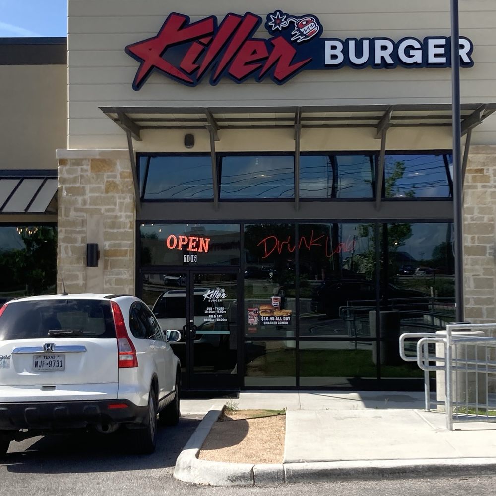 Killer Burger Potranco - Entrance - Burgers Near Me - San Antonio, Texas Killer Burger Potranco - Entrance - Burgers Near Me - San Antonio, Texas