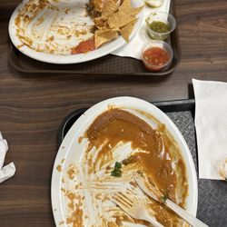 La Gordita Restaurant - Empty plate carne asada