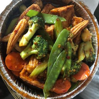 Singapore Sam's - Tofu and mixed veg with spicy bean sauce - Chinese Near Me - Calgary, Alberta Singapore Sam's - Tofu and mixed veg with spicy bean sauce - Chinese Near Me - Calgary, Alberta