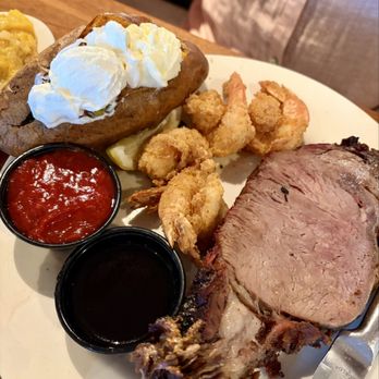 The Galley Restaurant - Prime Rib & Shrimp w/ Loaded Baked Potato - Seafood Near Me - Anderson, South Carolina The Galley Restaurant - Prime Rib & Shrimp w/ Loaded Baked Potato - Seafood Near Me - Anderson, South Carolina