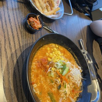 1981 K Chicken - Garlic Seasoning fries and Kimchi Ramen. - Korean Near Me - Overland Park, Kansas 1981 K Chicken - Garlic Seasoning fries and Kimchi Ramen. - Korean Near Me - Overland Park, Kansas