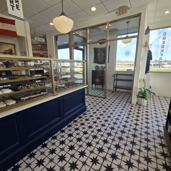 Parlor Doughnuts - The display case and one of the entrances. - Donuts Near Me - Avon, Indiana