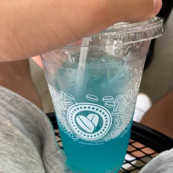 Just Love Coffee Cafe- Shelby Township - The blue refresher drink (i don't remember the name) - Breakfast & Brunch Near Me - Shelby Township, Michigan