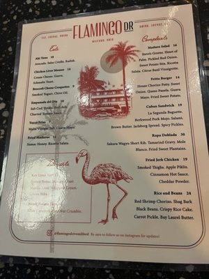 Menu photo 5 Flamingo Drive Milford, OH Menu photo 5 Flamingo Drive Milford, OH