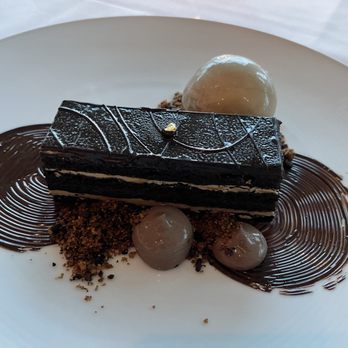 53 By The Sea - Opera cake- rum chocolate sponge cake w/ coffee ice cream - Seafood Near Me - Honolulu, Hawaii 53 By The Sea - Opera cake- rum chocolate sponge cake w/ coffee ice cream - Seafood Near Me - Honolulu, Hawaii