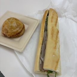 Bahn mi special combination and meatball pastry Bahn mi special combination and meatball pastry