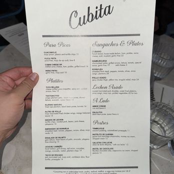 Cubita - Menu - Cuban Near Me - San Francisco, California Cubita - Menu - Cuban Near Me - San Francisco, California