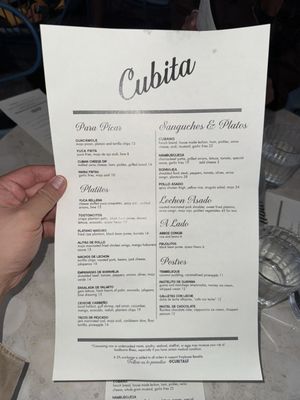 Menu photo 5 Cubita San Francisco, CA Menu photo 5 Cubita San Francisco, CA