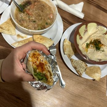Yalla Habibi - French fry sandwich, fool, hummus - Mediterranean Near Me - San Diego, California Yalla Habibi - French fry sandwich, fool, hummus - Mediterranean Near Me - San Diego, California