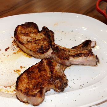 Steak 48 - Bone-In Iberico Pork Chops* ** - Steakhouses Near Me - Beverly Hills, California Steak 48 - Bone-In Iberico Pork Chops* ** - Steakhouses Near Me - Beverly Hills, California