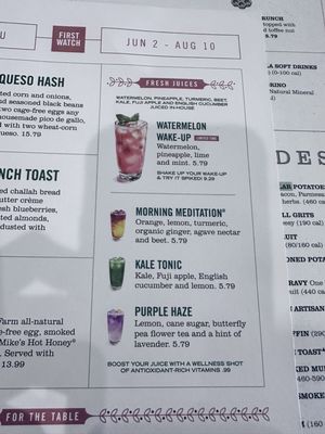 Menu photo 1 First Watch Lenexa, KS