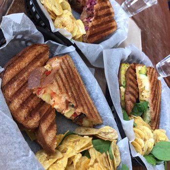 Doshi House - Artisan Grill Panini (Front), Yachea Gogi Panini (Left) Mumbai Streets Panini (Right) - Coffee & Tea Near Me - Houston, Texas Doshi House - Artisan Grill Panini (Front), Yachea Gogi Panini (Left) Mumbai Streets Panini (Right) - Coffee & Tea Near Me - Houston, Texas