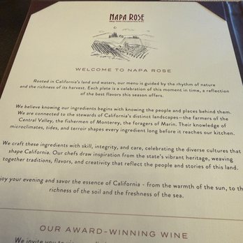 Napa Rose - Story line - American Near Me - Anaheim, California