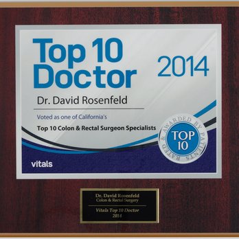 David B Rosenfeld , MD - Blessed to receive this award - Proctologists Near Me - Thousand Oaks, California David B Rosenfeld , MD - Blessed to receive this award - Proctologists Near Me - Thousand Oaks, California