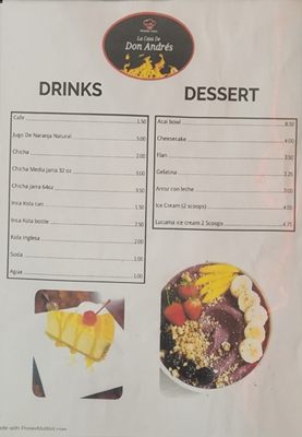 Menu photo 2 La Casa de Don Andres Kearny, NJ Menu photo 2 La Casa de Don Andres Kearny, NJ