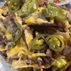 Pulled pork nachos