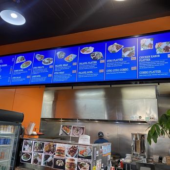 Q's Halal - Counter/Menu - Halal Near Me - Alameda, California
