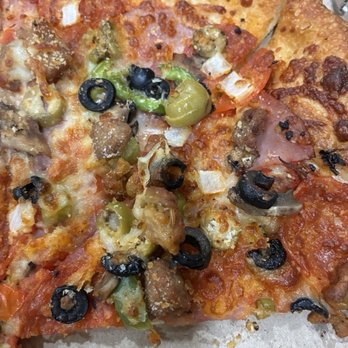 Big Lou's Pizza - What part of NO olives did they not get? So disappointed that I could not eat it. - Pizza Near Me - San Antonio, Texas Big Lou's Pizza - What part of NO olives did they not get? So disappointed that I could not eat it. - Pizza Near Me - San Antonio, Texas