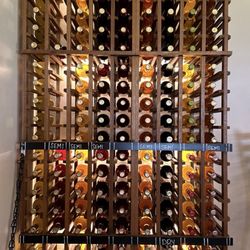 McIntyre's Winery & Berries - Wine rack