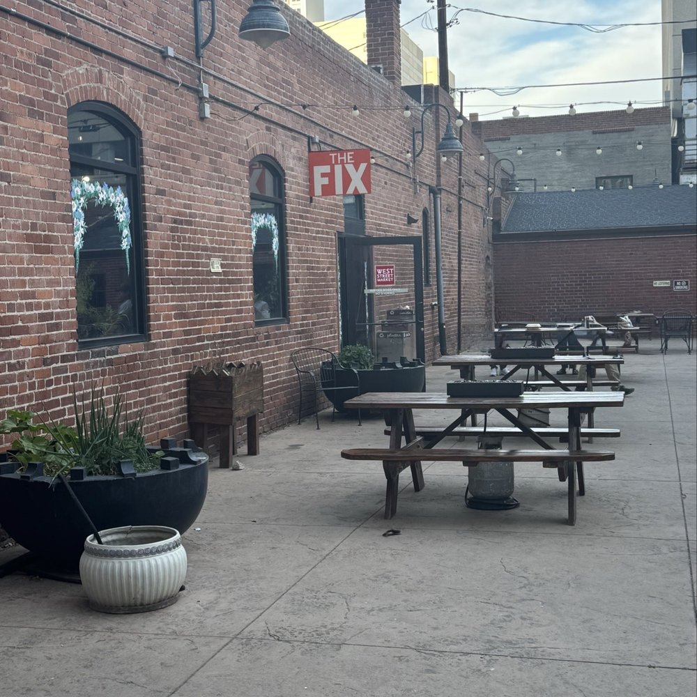 The Fix Falafel - West Street Market patio - Falafel Near Me - Reno, Nevada