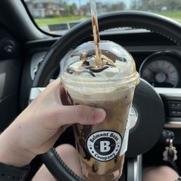 Peanut butter egg latte for Easter!