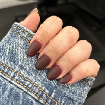 T Nail Salon - Oval frosted fudgsicle. - Nail Salons Near Me - Santa Clara, California