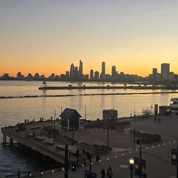 Offshore Rooftop - View outside - New American Near Me - Chicago, Illinois