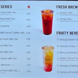 October 2025 menu