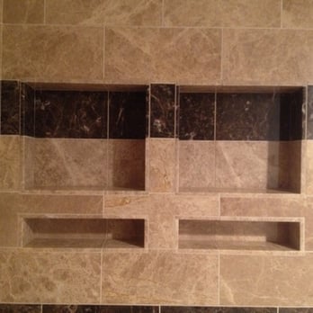 MT Tile - a shower with a built in shelf - General Contractors Near Me - Norwalk, Connecticut MT Tile - a shower with a built in shelf - General Contractors Near Me - Norwalk, Connecticut