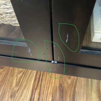 Stone Interiors South Carolina - Damage to TV console caused by installers - Kitchen & Bath Near Me - Gaston, South Carolina