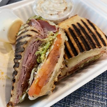 Hot Bagels Abroad - Classic panini. Delish! - Bagels Near Me - Bloomfield, New Jersey