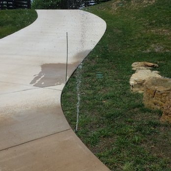 Gold Star Landscaping - Not a fountain, a broken sprinkler - Irrigation Near Me - Franklin, Tennessee Gold Star Landscaping - Not a fountain, a broken sprinkler - Irrigation Near Me - Franklin, Tennessee