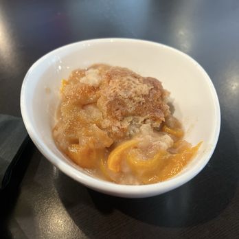 Della J's Delectables - Peach cobbler - Southern Near Me - Alexandria, Virginia Della J's Delectables - Peach cobbler - Southern Near Me - Alexandria, Virginia
