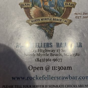 Rockefellers Raw Bar - Seafood Near Me - North Myrtle Beach, South Carolina Rockefellers Raw Bar - Seafood Near Me - North Myrtle Beach, South Carolina