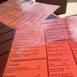 Palmer's - menu - New American Near Me - Peachtree City, Georgia