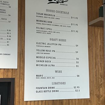 South Barbecue - Menu - Barbeque Near Me - San Antonio, Texas South Barbecue - Menu - Barbeque Near Me - San Antonio, Texas