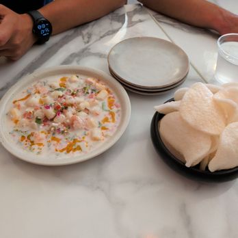 Chào XO - Coconut ceviche, came super quick and was really yummy! - Asian Fusion Near Me - National City, California