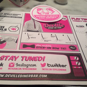 Deville Dinerbar - Placemat - Diners Near Me - Montreal, Quebec Deville Dinerbar - Placemat - Diners Near Me - Montreal, Quebec